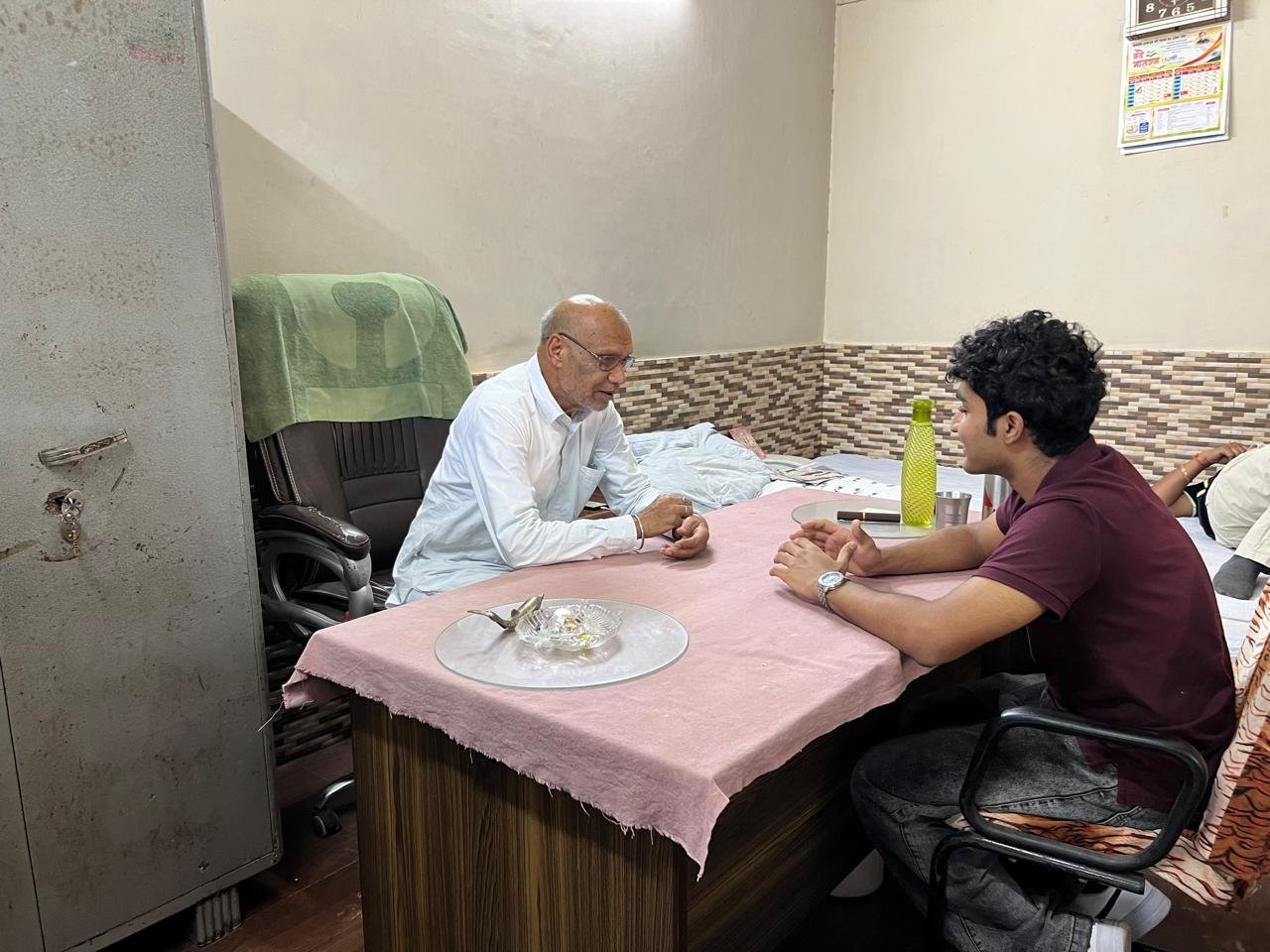 A farmer enrolling in the Kisan Credit Card program at an ICICI Bank branch